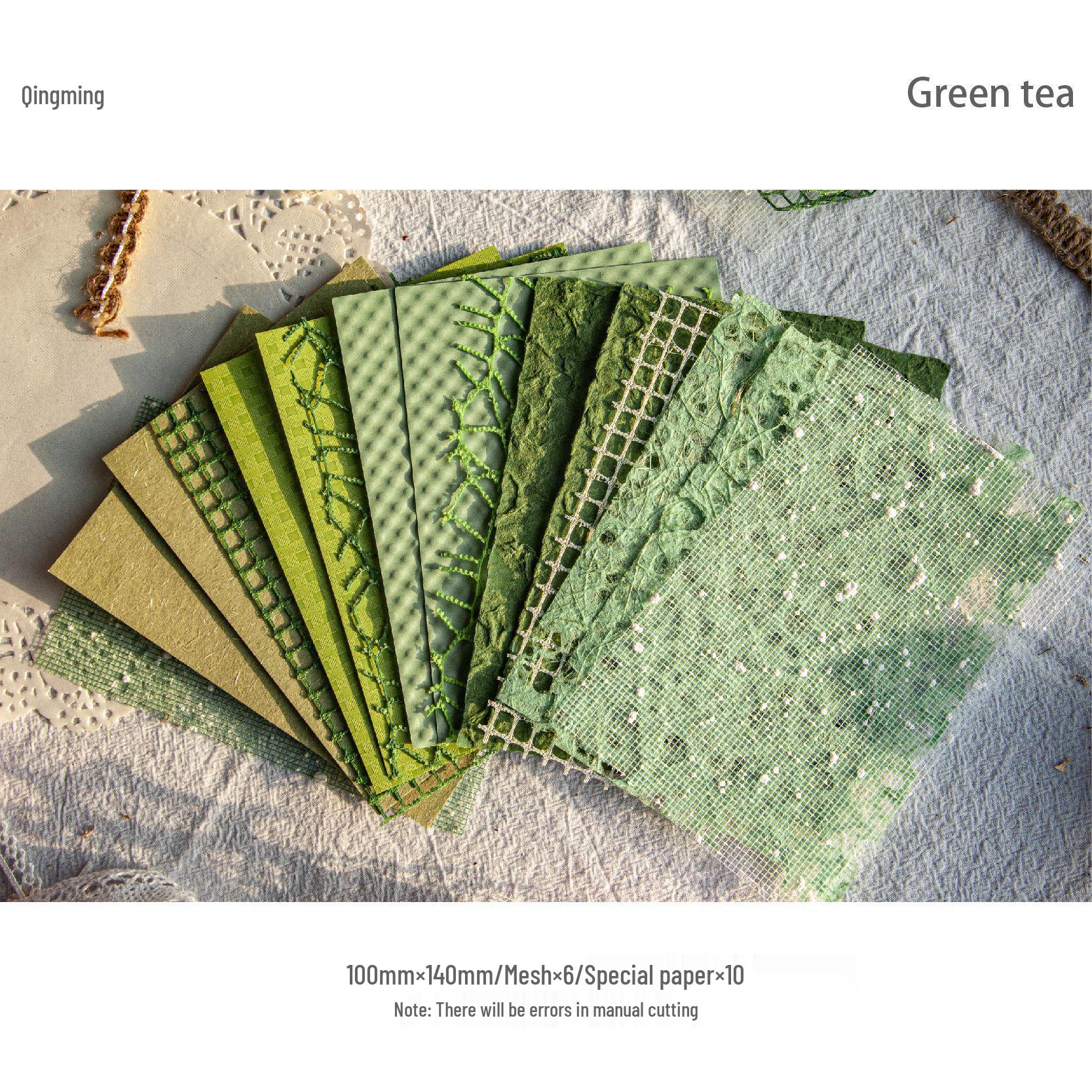 Retro Story Cloud Gauze Mixed Material Pack: European Style Journaling & Collage Decor