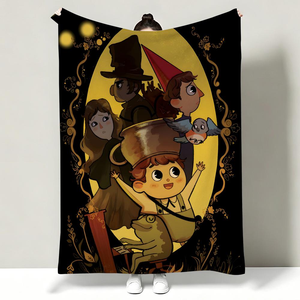 Anime OOver TThe GGarden WWall Throw Soft Warm Flannel Throw Blanket Multiuse for Sofa Bed Office Nap