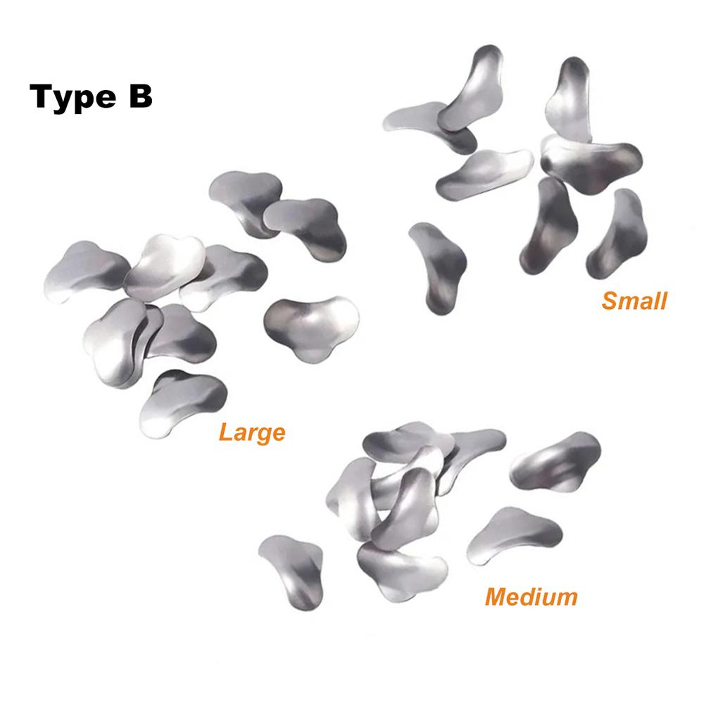 100Pcs Dental Metal Matrix Bands Rings Full Teeth Replacement Dentist Oral Care Tool Sectional Contoured