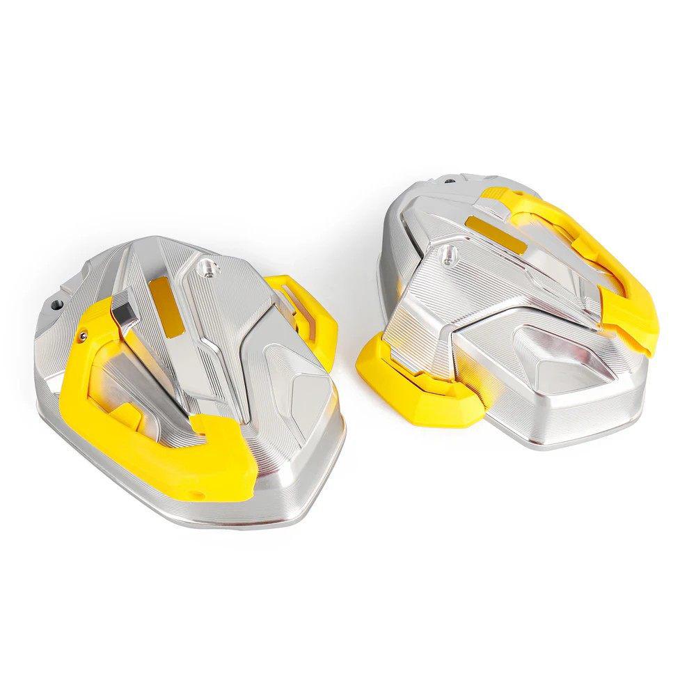 

BMW R1250GS/ADV/R/RS/RT Aluminum Alloy Engine Protection Cover срібний/жовтий