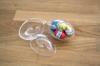 TG35239 Acrylic Egg, Plastic Egg 10cm, for Decorating, Easter Decorations
