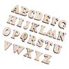 200pcs Brown Wooden Numbers Mixed Wooden Alphabet Wood Handmade DIY Wooden Letters  Craft Projects