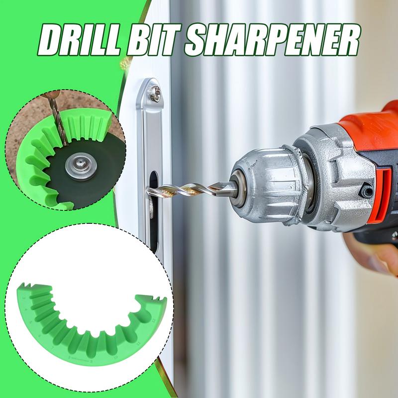 10 In 1 Angle Grinder Drill Bit Sharpener Old Drill Bit Grinder 3-12mm Portable Hole-punching Head Attachment
