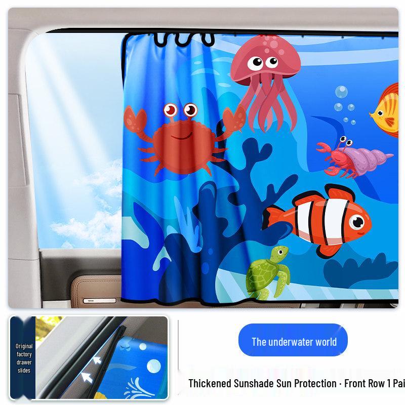 Magnetic Car Window Curtains for Baby Sun Shade & Privacy