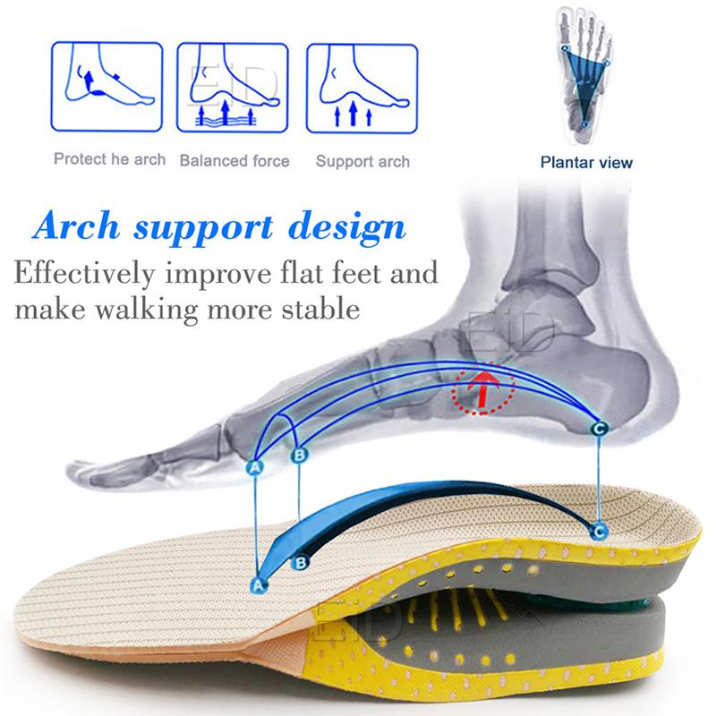 Ortopedyczna wkładka żelowa Flat Excellent Arch Support Pad Plantar Unisex