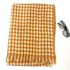 Plaid Scarf Women's Autumn and Winter Versatile Imitation Cashmere Thickened Warm Fringed Scarf Piercing High-end Shawl