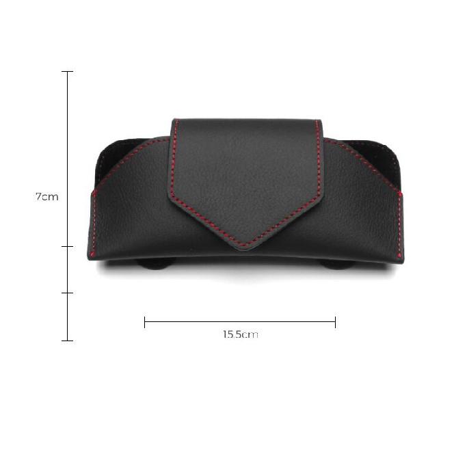 Puzdro na okuliare do auta Držiak na slnečné okuliare Držiak na slnečné okuliare Držiak na karty Univerzálny multifunkčný do auta