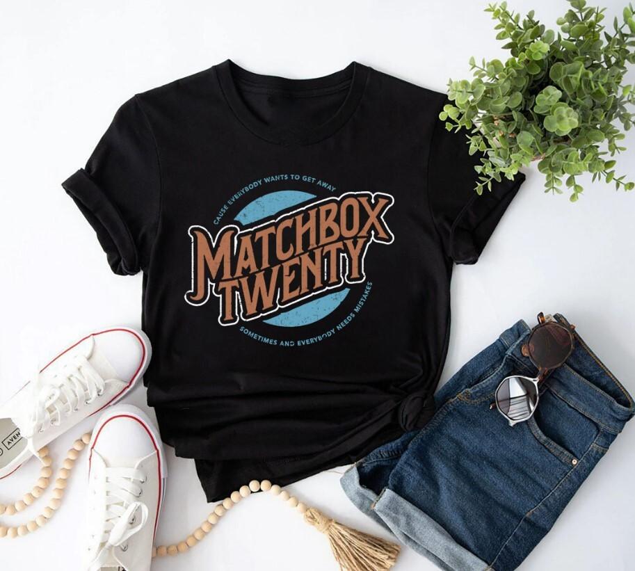Vintage Matchbox 20 Slow Dream Tour Shirt Tour Concert Band T-Shirt Full Sizes Unisex T-Shirt L