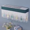 Lace Windproof Air Conditioner Dust Cover: Prevents Direct Blowing, Ideal for Hanging and Postpartum Use.