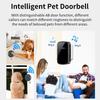 Wireless Smart Dog Training Doorbell with Touch Sensor and Music