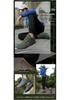 Scarpe da Escursionismo e Ciclismo da Uomo Antiscivolo a Cinque Dita con Punta Larga in Fly-Knit