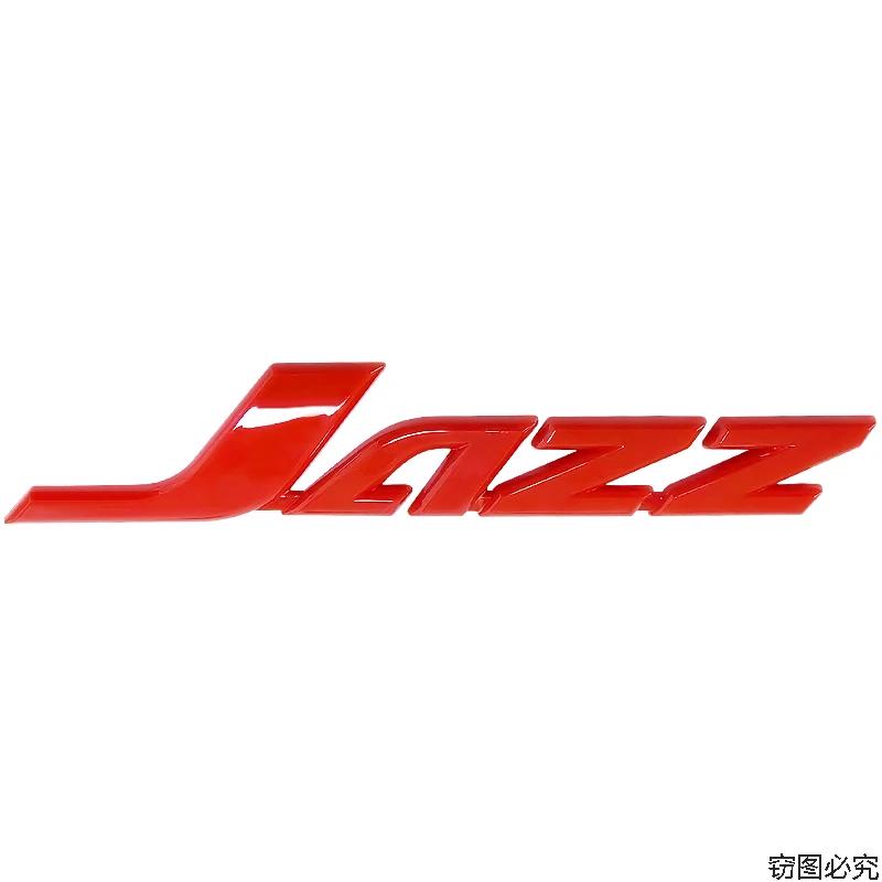 

ABS Car Styling Rear Trunk Letters 3D Emblem Tail Badge Sticker for Honda Jazz Logo Decals Auto Stickers Decoration червоний