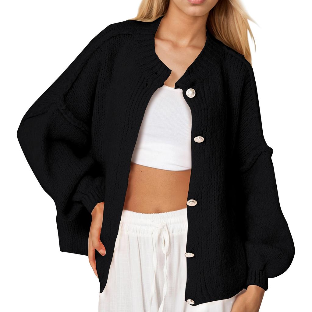 Cardigan de damă Pulover Haine Față deschisă Tricot cablu Supradimensionat Iarnă Îmbrăcăminte exterioară Îmbrăcăminte exterioară