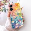 For Realme V30 Case RMX3619 Fashion Flower Bowknot Soft Silicone Back Cover For Realme V30T RMX3618 Fundas RealmeV30 Phone Shell