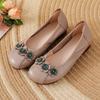 Soft-soled leather spring and autumn new leather shoes comfortable flat-soled women's shoes retro non-slip medium single shoes