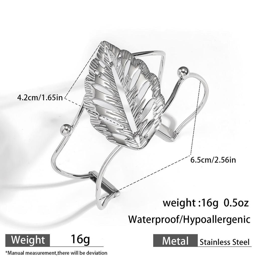 European & American Ocean Style Stainless Steel Bracelet with Starfish, Seashell, Coral Flowers, and Natural Stone Bangle Hand Jewelry.