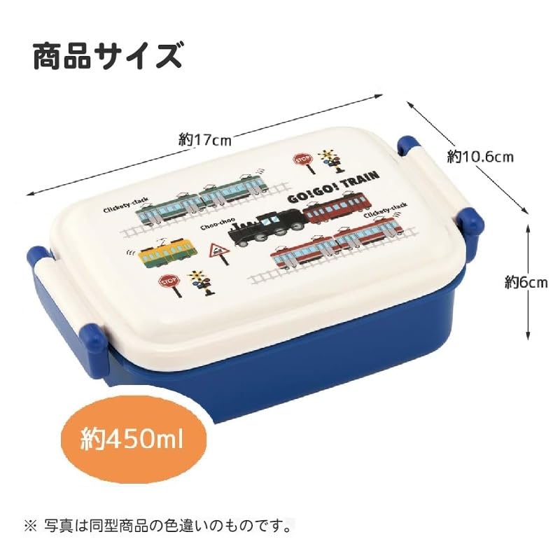 Skater Character 25 Antibacterial Dishwasher Safe Soft Lid Tight Lunch Combo Lunch Locking Lunch Set Box, Square, 450ml, Set, Chopsticks, Spoon,