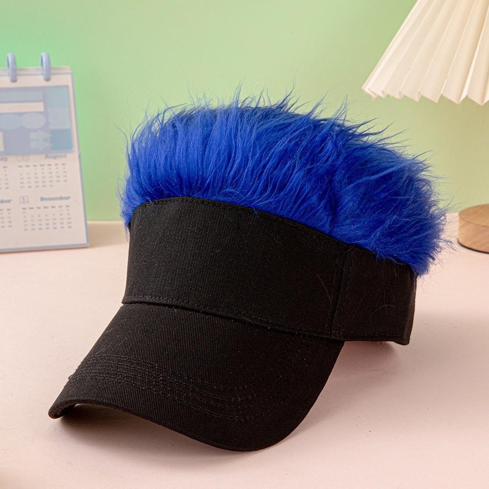

Multicolor Wig Hat UV Protection Men s Sunshade Cap Sun Hat Hairpiece Baseball Cap Performance синій