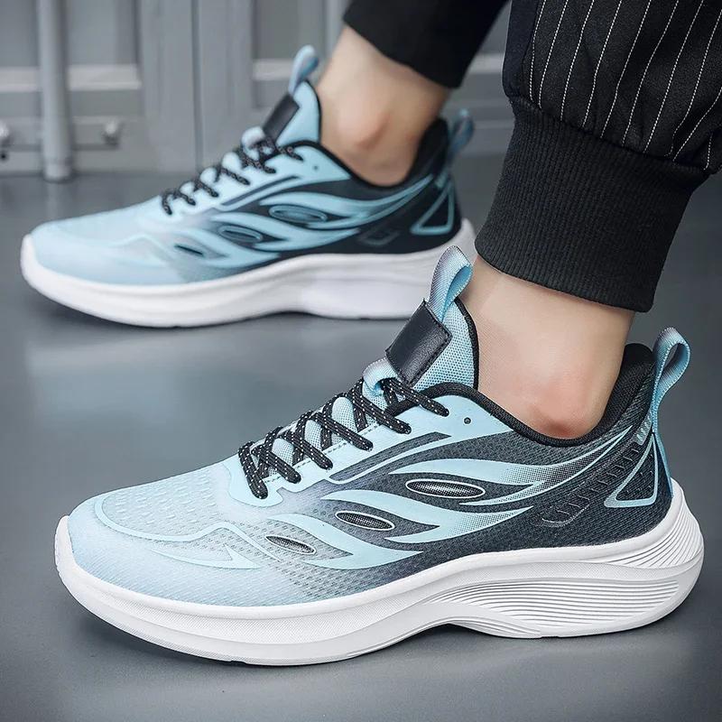 Fashion Plus Size 50 Men's Casual Sneakers Ultra-light Breathable Outdoor Sports Shoes Non-slip Comfortable Mesh Running Training Shoes