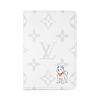 Seoul Limited Edition Jeju Dog Pattern Monogram Coated Canvas Wallet Women Wallet White M27081