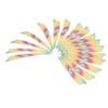 50Pcs Arrow Fletches Lightweight Fashionable Versatile 4inch Shield Feather Fletching for Archery DIY Double Sided