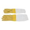 1 pair Extended Sleeves Bee Protective Gloves Faux Sheepskin Beekeepers Gloves  Beekeeper
