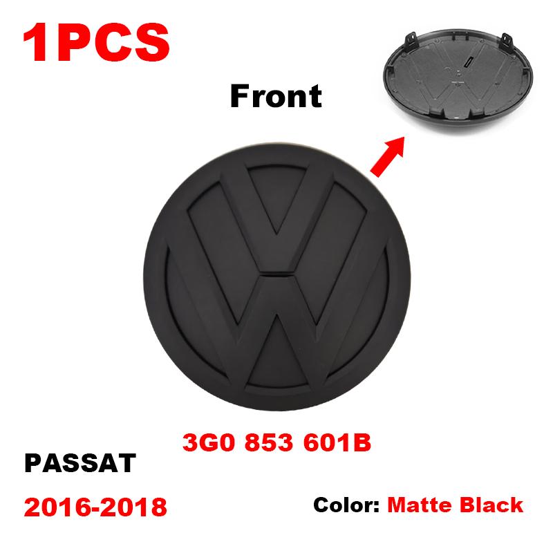 T28For Volkswagen VW Passat B8 2016 2017 2018 Logo Car Badge Hood Front Grille Rear Trunk Emblem Decoration Replacement Accessories