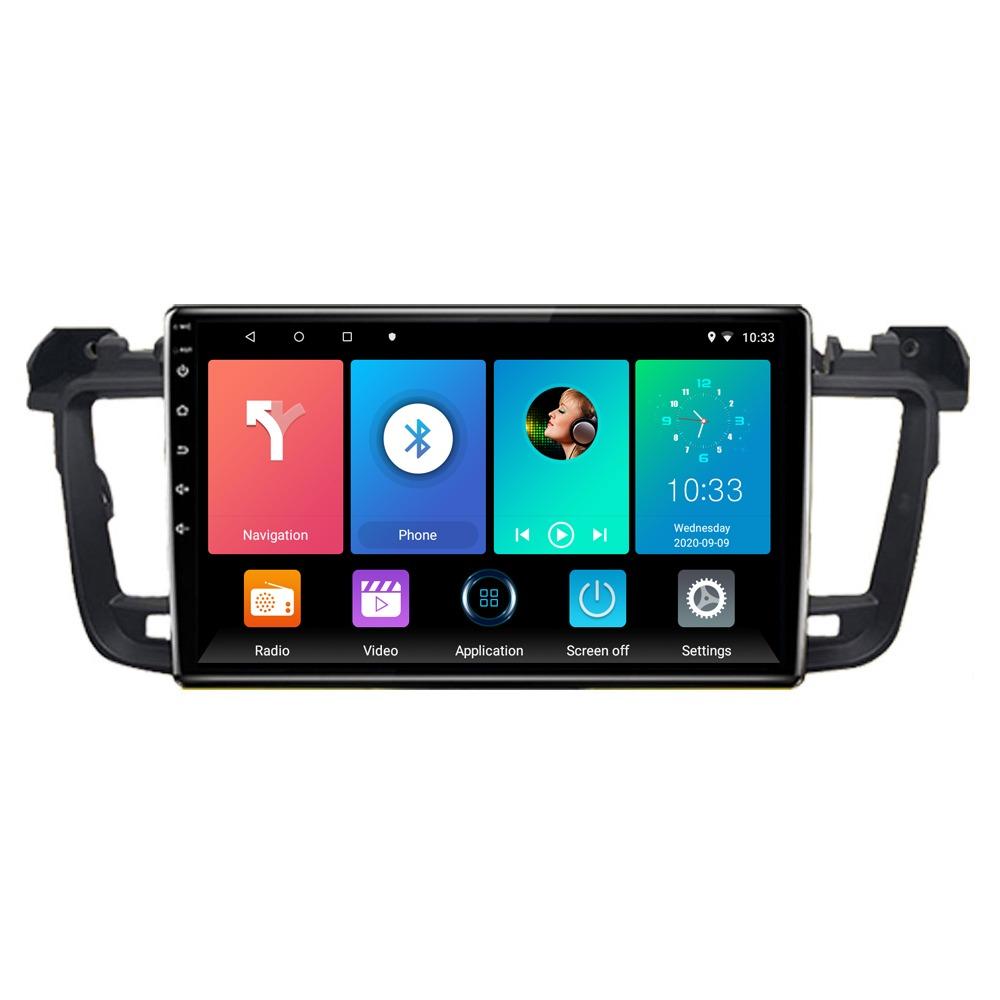 Autorádio Android pro Peugeot 508 2011-2018 Multimediální přehrávač Hlavní jednotka Stereo GPS Navigace BT WIFI 1+16GB