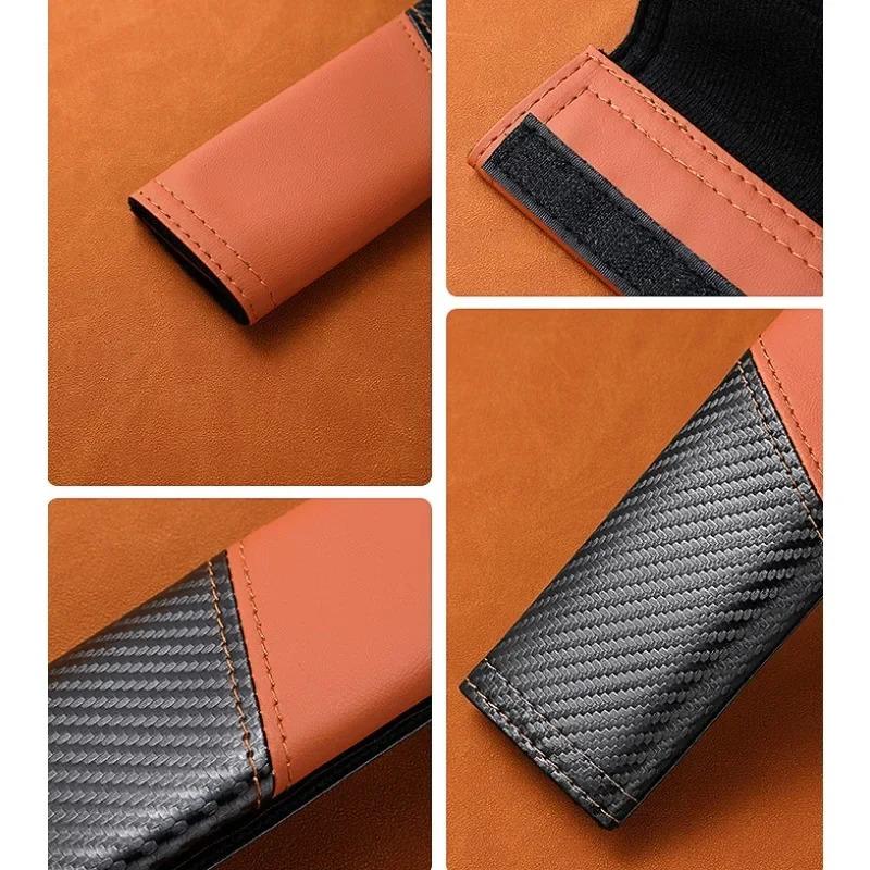 Car seat shoulder belt pad leather seat belt protective cover for BMW Mini Works Cooper F54 F55 F56 F57 F60 R50 R52 R53 R55 R56