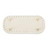 18X8cm Long Bottom For Knitted PU Leather Bag Base High Qualtiy Handbag Bottom With Holes Rivet Crochet Bag Part Accessories