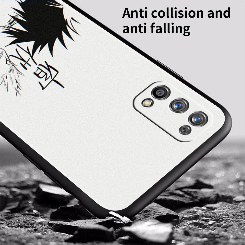 Süße Jujutsu Kaisen Anime-Hülle für Realme 8 C21y GT Neo 2 3 8i C21 7 C11 6 C12 C35 C3 GT 9 Pro C12 Silikon-TPU-Telefonabdeckung