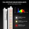 3FT LED Grow Lights for Indoor Plants Light Strips for Shelves Full Spectrum IP65 Waterproof Supplemental Light Bars for Grow T