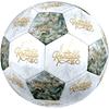 Ronaldo's Golden Legacy Size 5 Football Machine Sewn Indoor/Outdoor Training and Matches Ideal for Soccer Enthusiasts