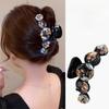High-end Colorful Rhinestone Hair Clip Elegant Temperament Shark Clip Hairpin Hair Accessories