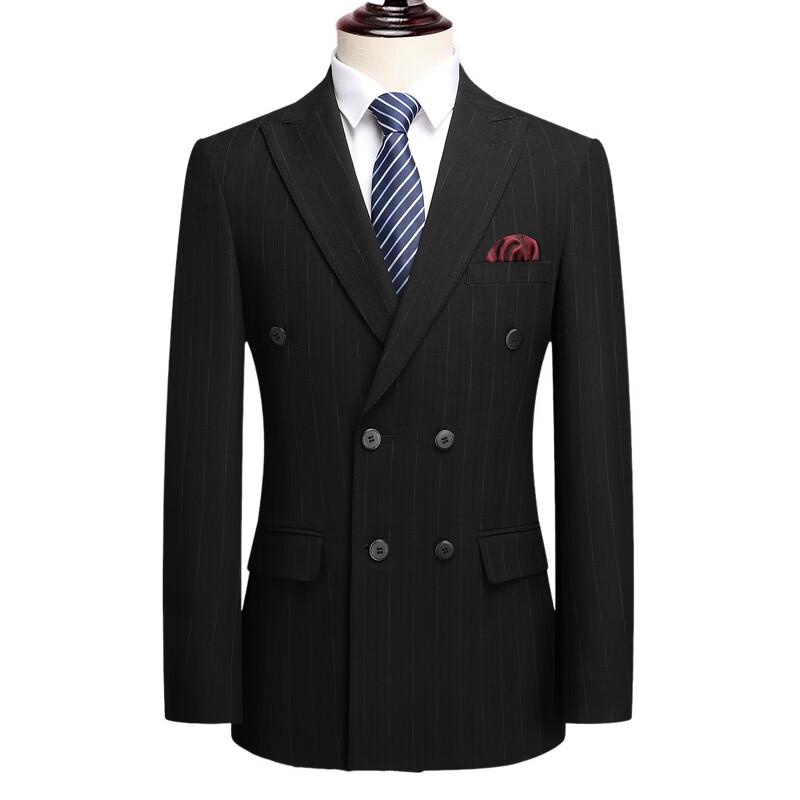 ROMON Men's Autumn Business Three-Piece Suit Set