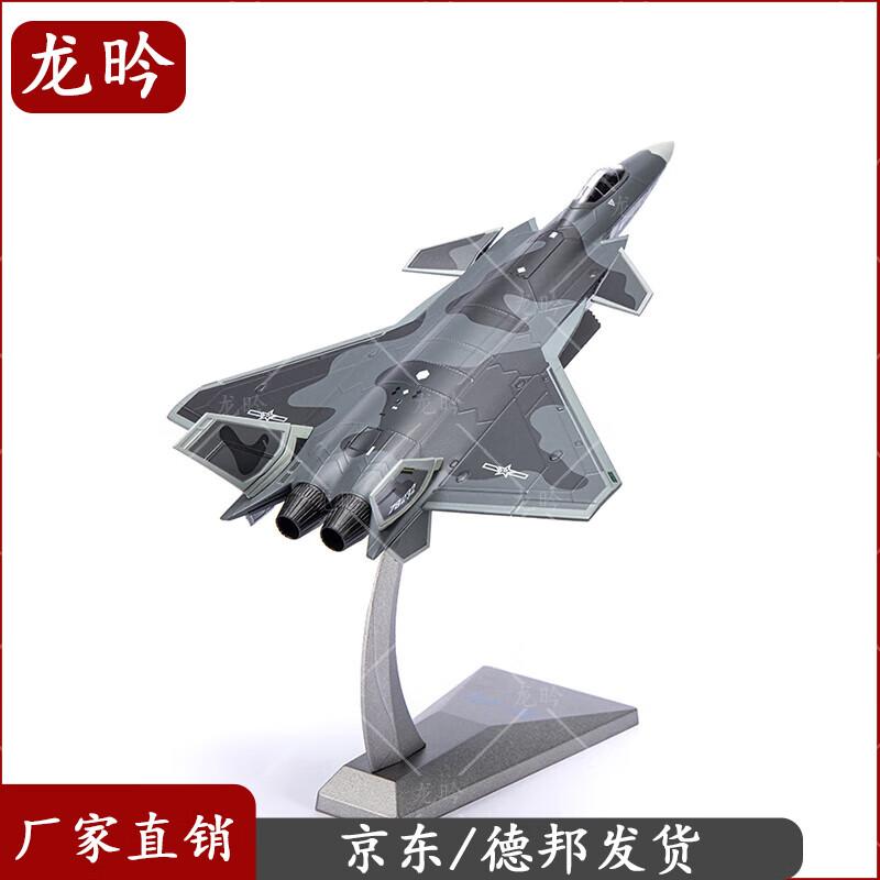 J-20 Camouflage Fighter Jet Model (1:100 Scale)