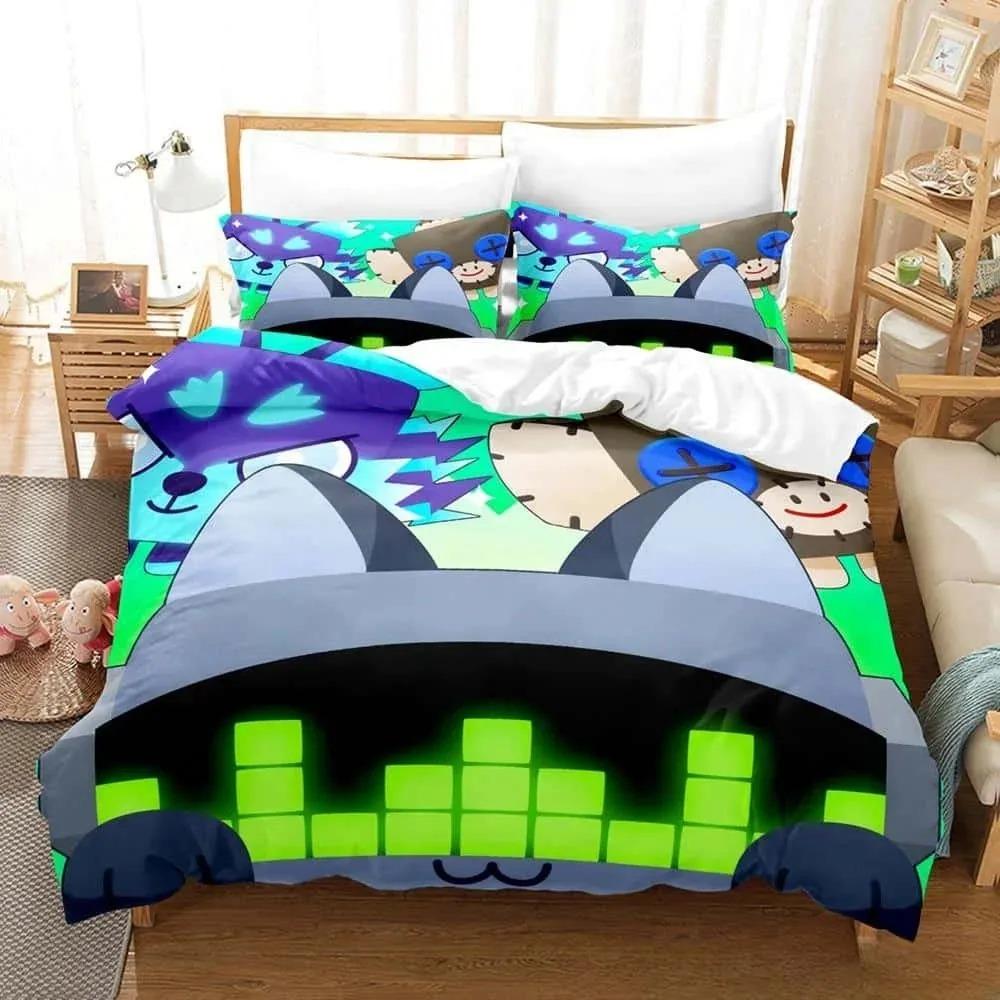 New 3D Game Pet Simulator X Bedding Set Single Twin Full Queen King Size Bed Set Adult Kid Bedroom Duvet Cover Set Home Textiles
