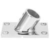 Boat Handrail Base Fitting Stainless Steel 60 Degree Rectangular Boat Hand Rail Fitting25mm1in