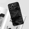 Black Night Camo Camouflage Case For iPhone 17 Pro Max 11 14 15 16 Pro Max 12 13 Mini 16 Plus 16e 17 Air Phone Cover