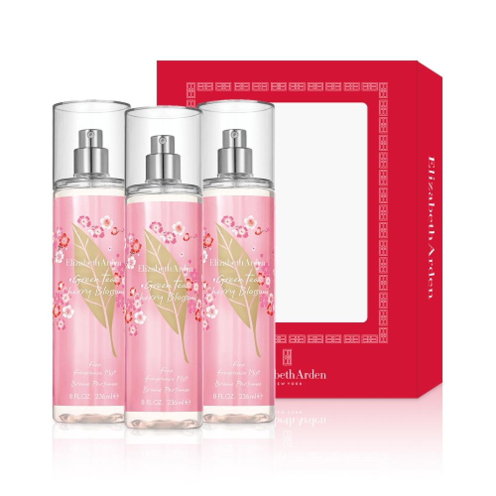 Elizabeth Arden [3pack] Green Tea Cherry Blossom Body Mist  236ml X 3 FREE