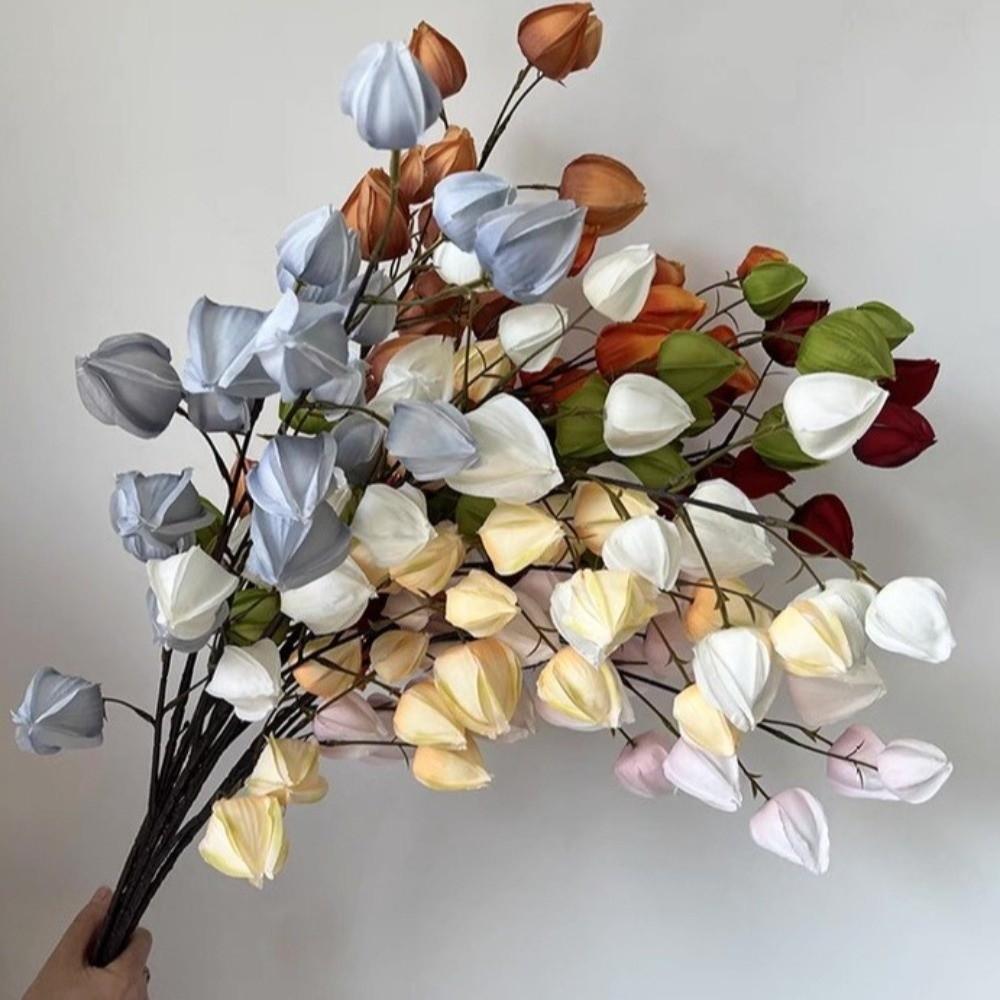 Lange Äste Laternenfrucht Äste Lebensechte Simulation Blumenast Gartenparty