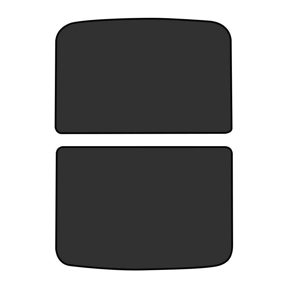 Front Rear Skylight Sunshade UV Protection Front & Rear Top Glass Window Roof Shade for Tesla Model 3 2025 Accessories
