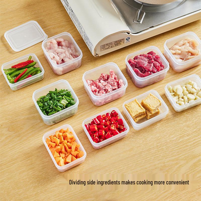Food-Grade Refrigerator Storage Box for Fresh Meat, Fruits, Vegetables, Dumplings - Refrigerated and Frozen Organizing Container