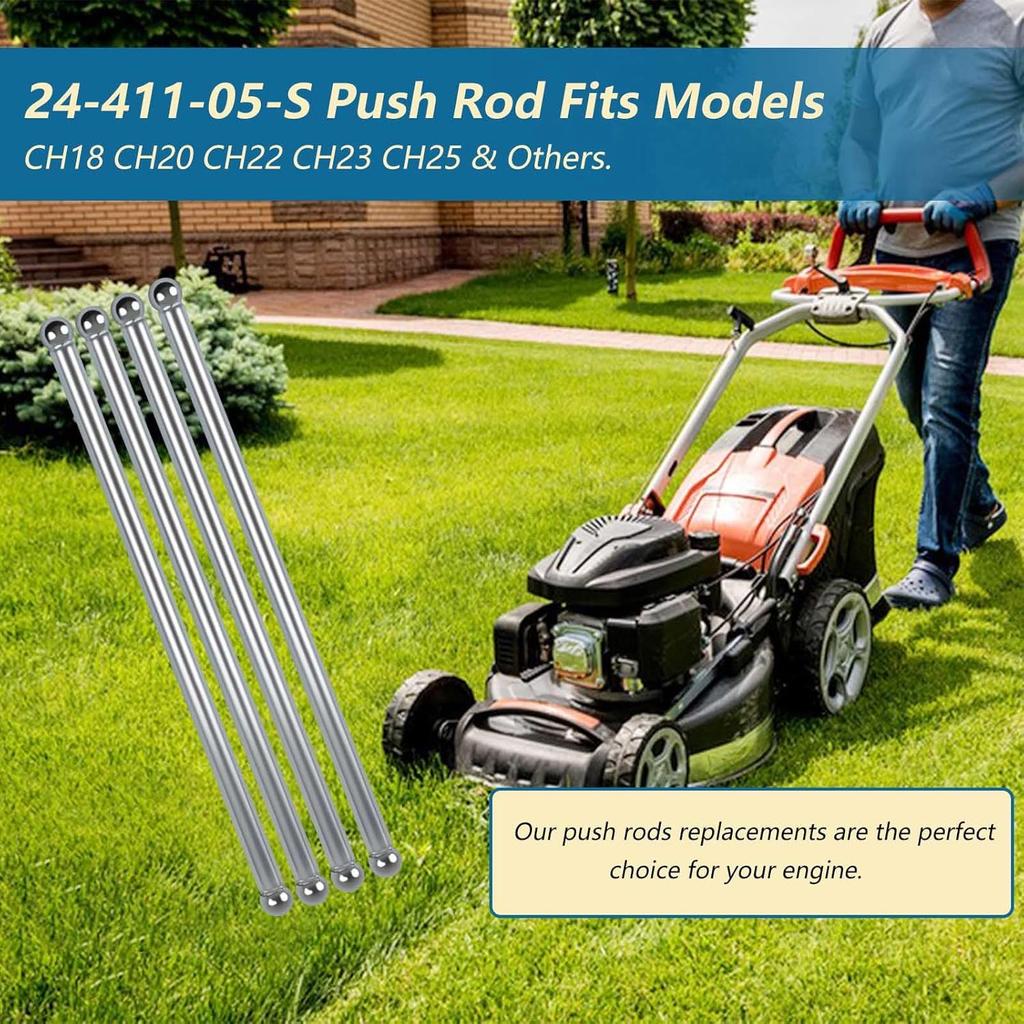24-411-05-S Push Rod for Kohler Command V-Twin Specific Model Spec and Serial Number Engine Lawn Mower Repairing 4Pack
