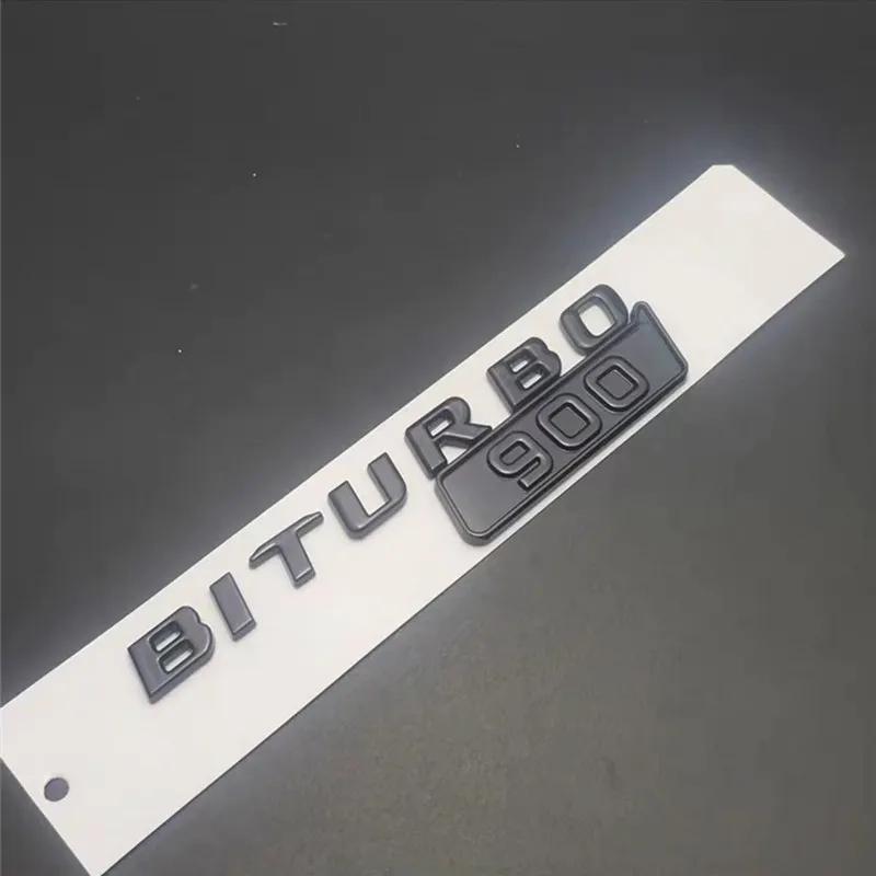 Car BITURBO 700 800 900 Side Fender Trunk Body Badge Emblem Decals Sticker for Mercedes-Benz Brabus G Class G700 G800 G900 W463
