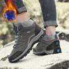 Men Winter Plush Ankle Boots Women Waterproof Plush Snow Boot Men Hiking Shoes Outdoor Sneakers Couple Climbing Trekking Boots