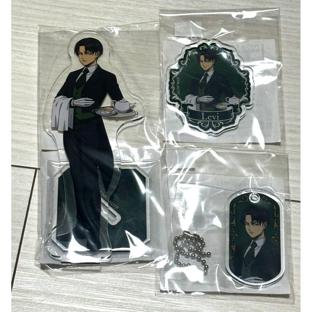 Used Attack on Titan Levi Butler Costume Acrylic Stand Prize B Prize C Prize D
