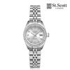 Saint Scott Headquarters Genuine Natural Diamond Setting Sapphire Glass Couple Watch ST5601,Korean Popular Watches