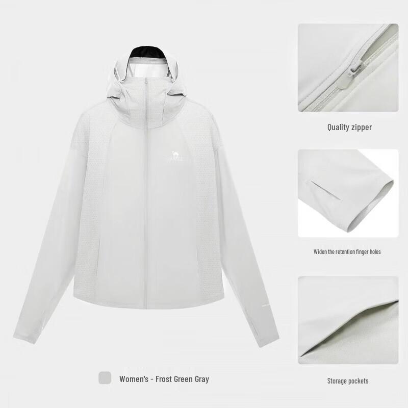 CAMEL Women s Lightweight Breathable Ice-Feel Sun Protection Hoodie S