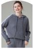 Women's Hooded Cashmere Sweater - 2026 Autumn/Winter, Warm Base Layer, Gentle Style, Loose Fit, Solid Color